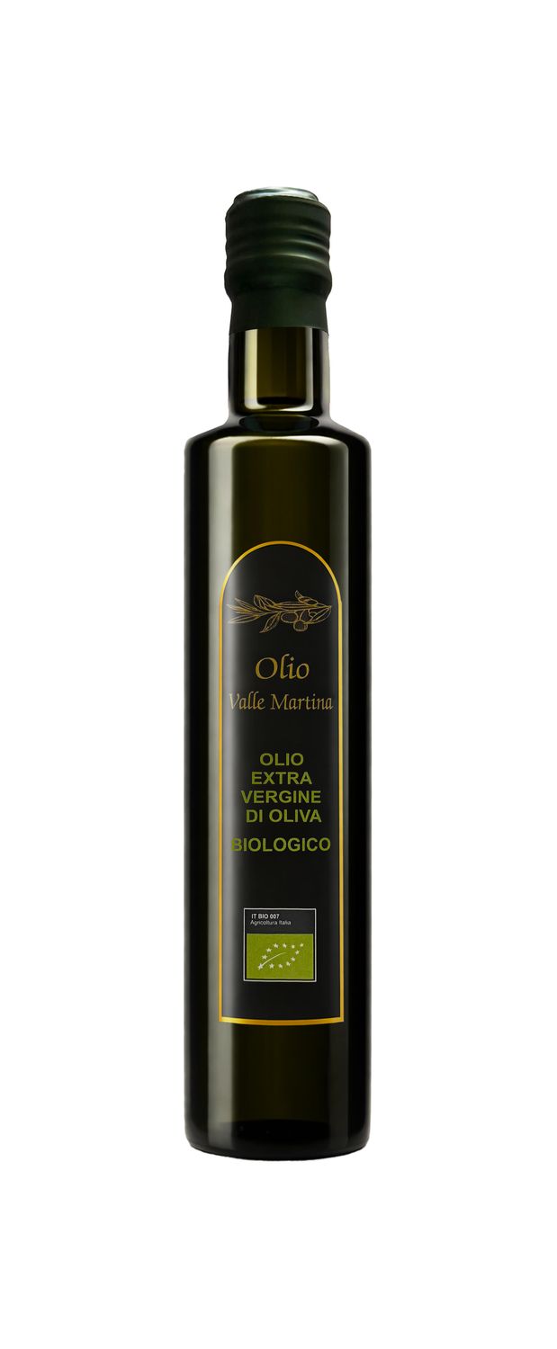 Bottiglia 0,50 LT. Olio Extravergine IGP Toscano Certificato Valle Martina