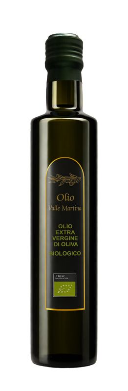 Bottiglia 0,75 LT. Olio Extravergine IGP Toscano Certificato Valle Martina