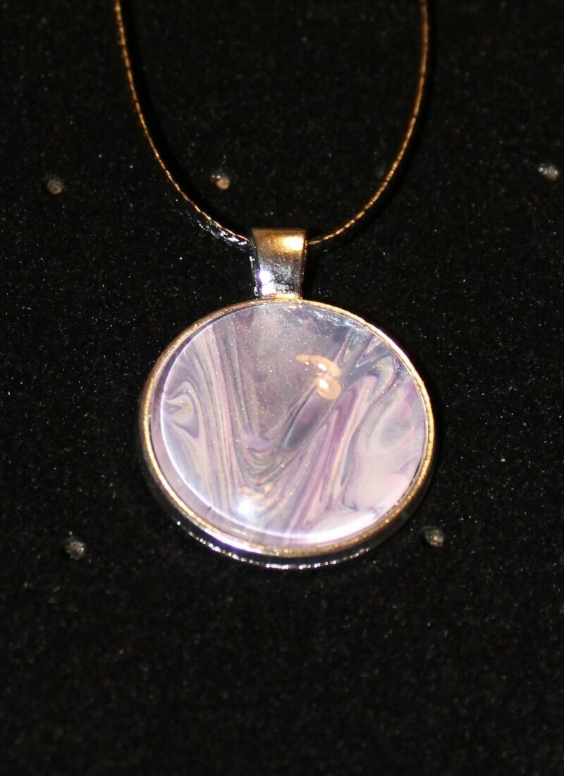 Kette lila/rosa