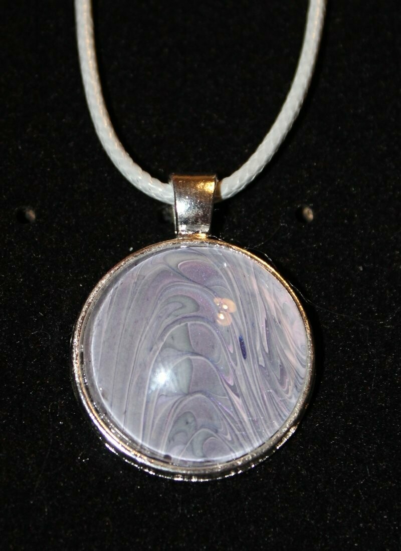 Kette grau/altrosa