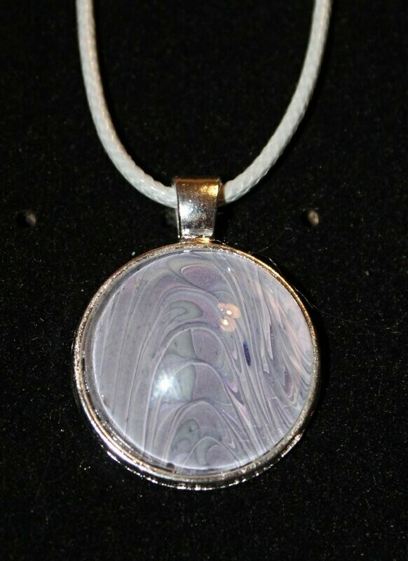Kette grau/altrosa