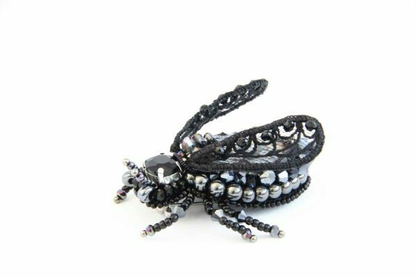 Brooch with crystals "Goliath"