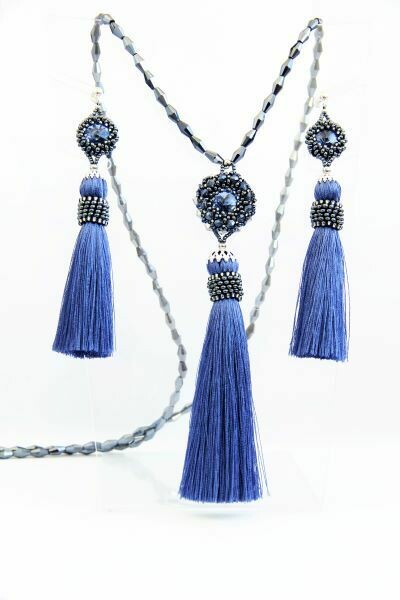 ​Jewelry set "Duchess" blue