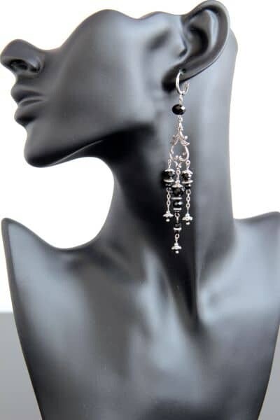 Long earrings "Athena"