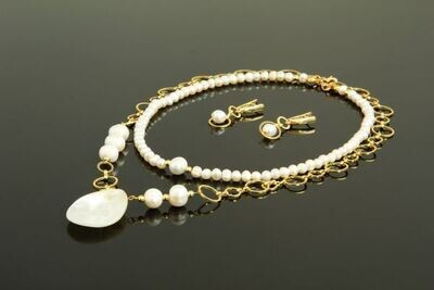 Set of pearl jewelry "Jacqueline"