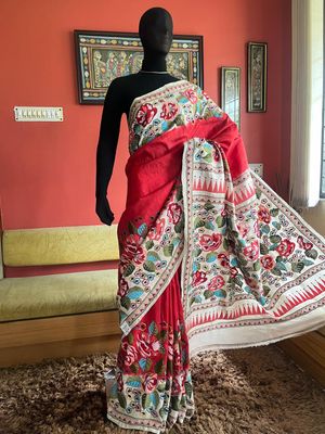 Kantha Embroidered Sarees