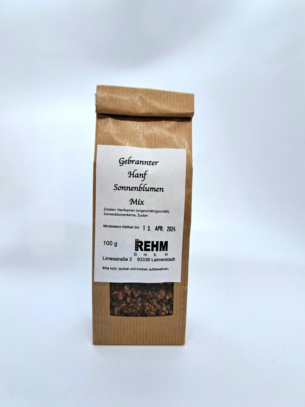 Gebranner Hanf-Sonnenblumenmix