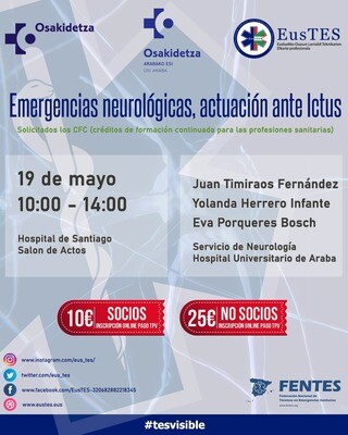Emergencias neurológicas, actuación ante Ictus - SOCIOS (Araba)