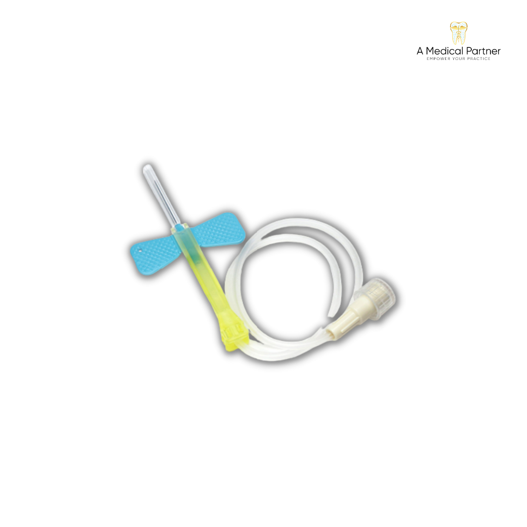 Infusion Set &amp; Blood Collection Device BD Winged Safety-Lok 23g x 0.75&quot; With 12 Tubing Without Luer Adapter Latex Free Sterile - Pack of 50