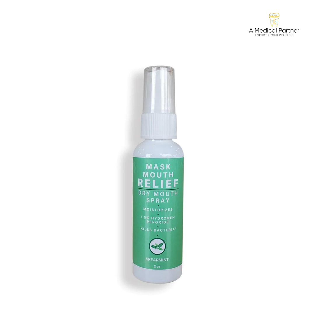 MASK MOUTH DRY MOUTH SPRAY SPEARMINT Case of 12