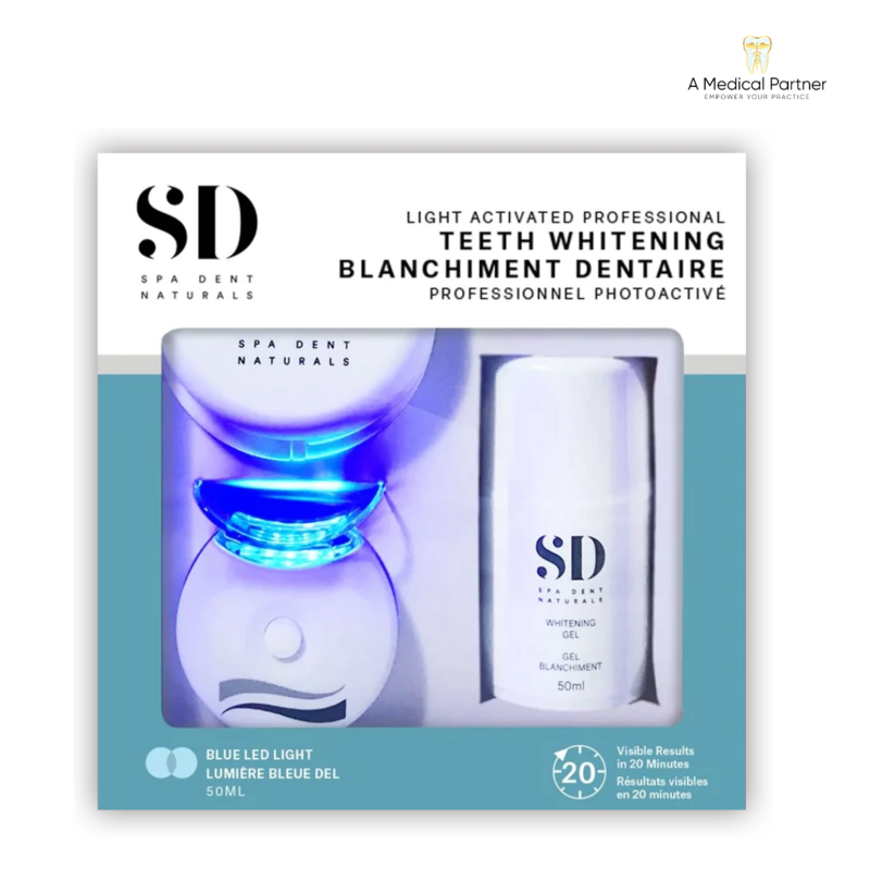 Spa Dent Naturals Blue LED Home Whitening Kit - Case of 10