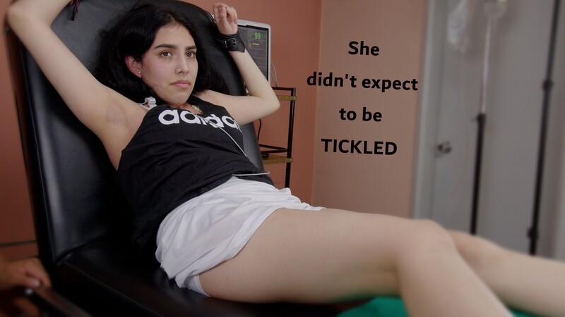 Susana didn&#39;t expect to be tickled: MF-F in a real hospital 4K