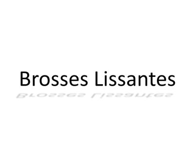 Brosses Lissantes