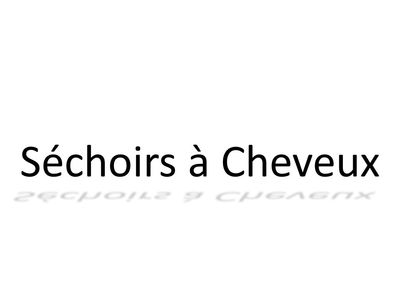 Séchoirs à cheveux