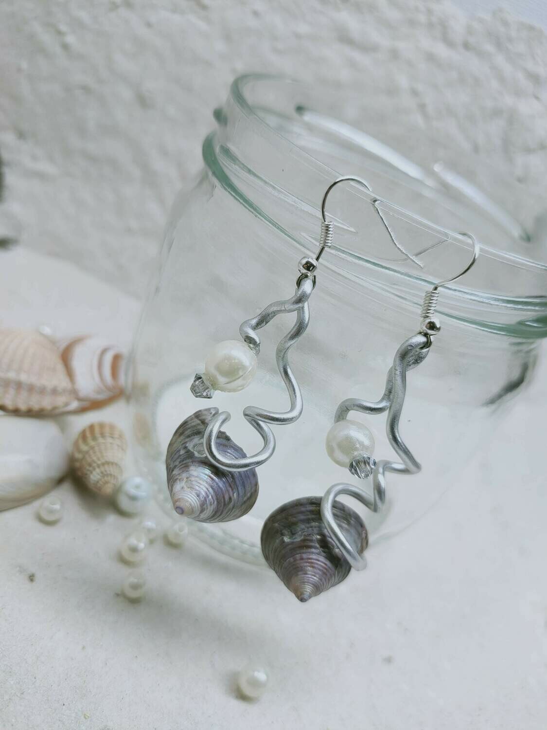 Boucles d&#39;oreilles &quot;Bulots Romantiques&quot;