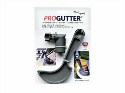 Angle adapter and Half round gutter cleaning scraper Angle adapter and Half round gutter cleaning scraper