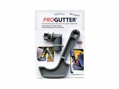 Angle adapter and Square line gutter cleaning scraper Angle adapter and Square line gutter cleaning scraper