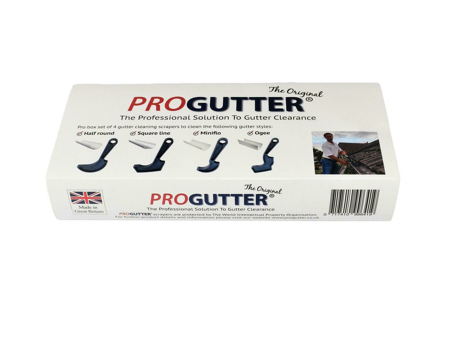Box set of 4 gutter cleaning scrapers Box set of 4 gutter cleaning scrapers