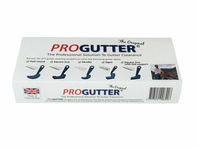 Box set of 5 gutter cleaning scrapers Box set of 5 gutter cleaning scrapers