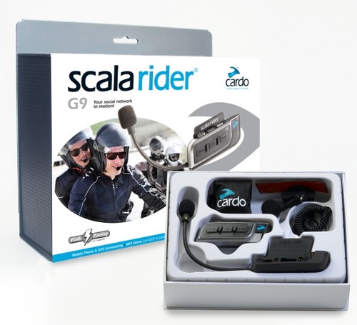Scala Rider G9 Bluetooth Headset: Cardo