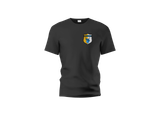 T shirt Noir FC Souen Coeur jaune