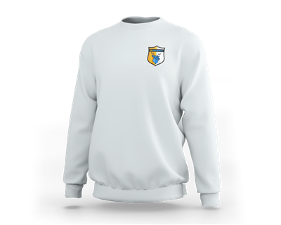 Pull  Blanc Fc souen coeur jaune