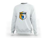 Pull  Blanc Fc souen écusson  jaune