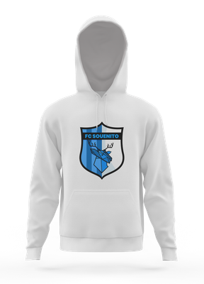 Sweat Blanc  FC souen écusson bleu