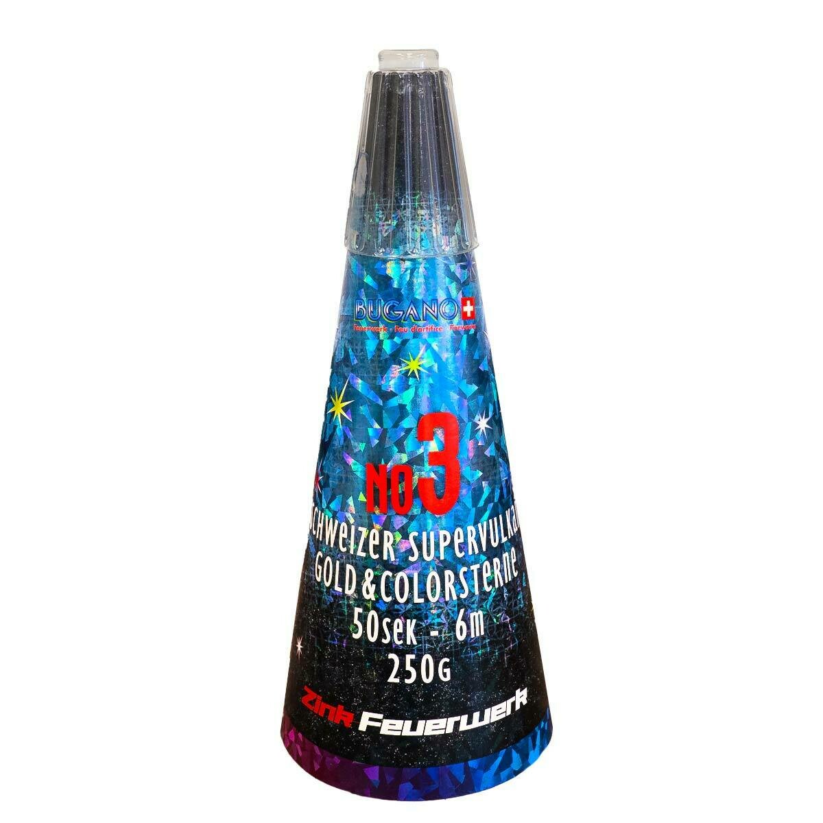 Schweizer Supervulkan Nr. 3 Gold - Bunt