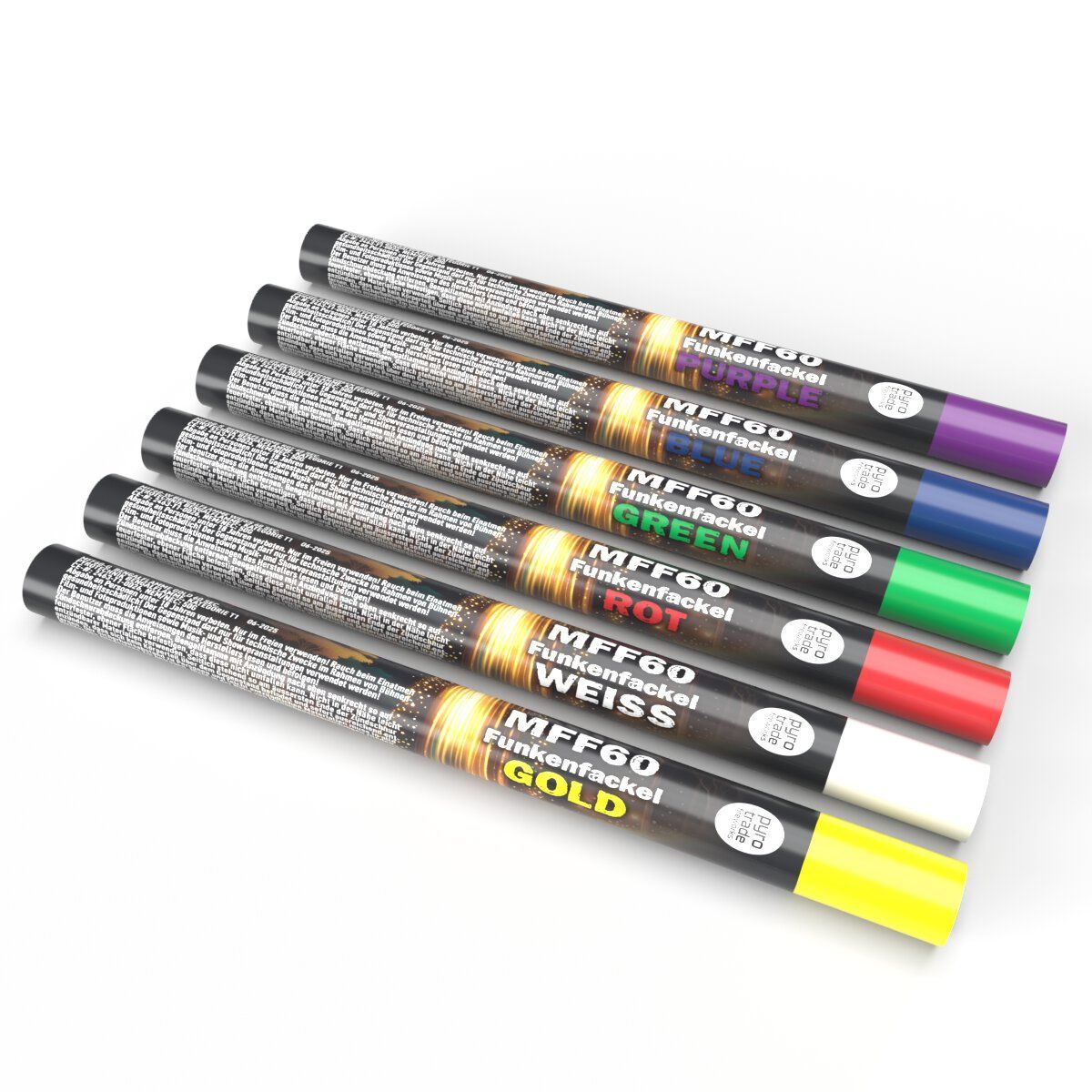 Magnesiumfackel 60 sec, mit Funkenregen (einzeln)