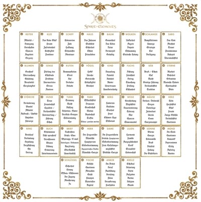 Lenormand Häuserschablone 8er oder 9er Tafel Tuch 60x60 cm Lenormand Häuserschablone 8er oder 9er Tafel Tuch 60x60 cm