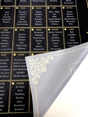 Lenormand Häuserschablone 8er oder 9er Tafel Tuch 60x60 cm / B- WARE ARTIKEL Lenormand Häuserschablone 8er oder 9er Tafel Tuch 60x60 cm / B- WARE ARTIKEL