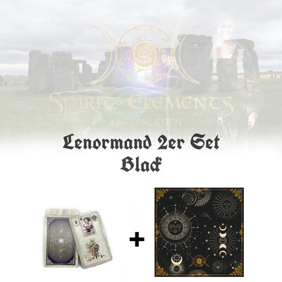 Lenormand 2er Set Black Edition Lenormand 2er Set Black Edition