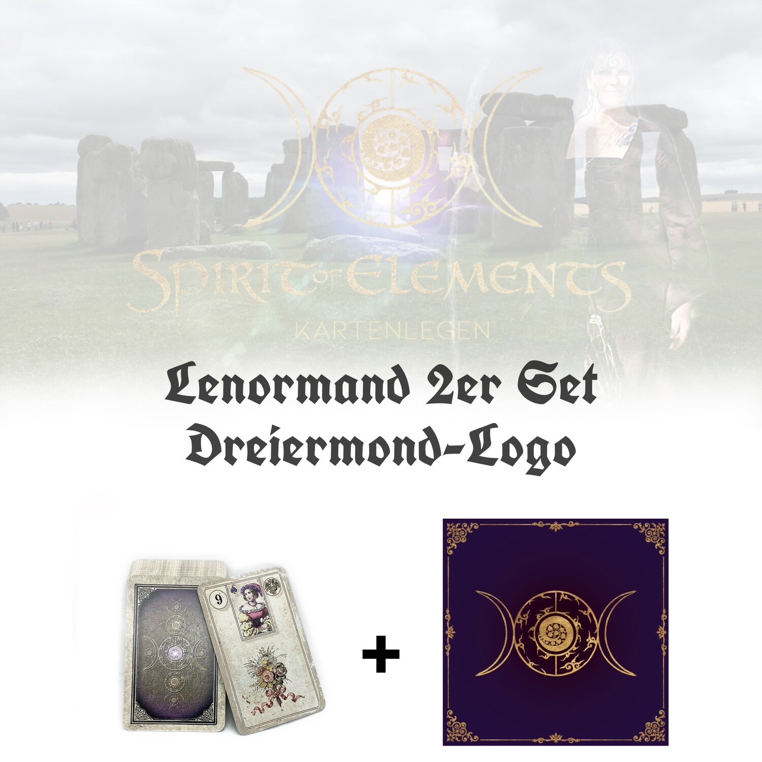 Lenormand 2er Set Dreiermond-Logo