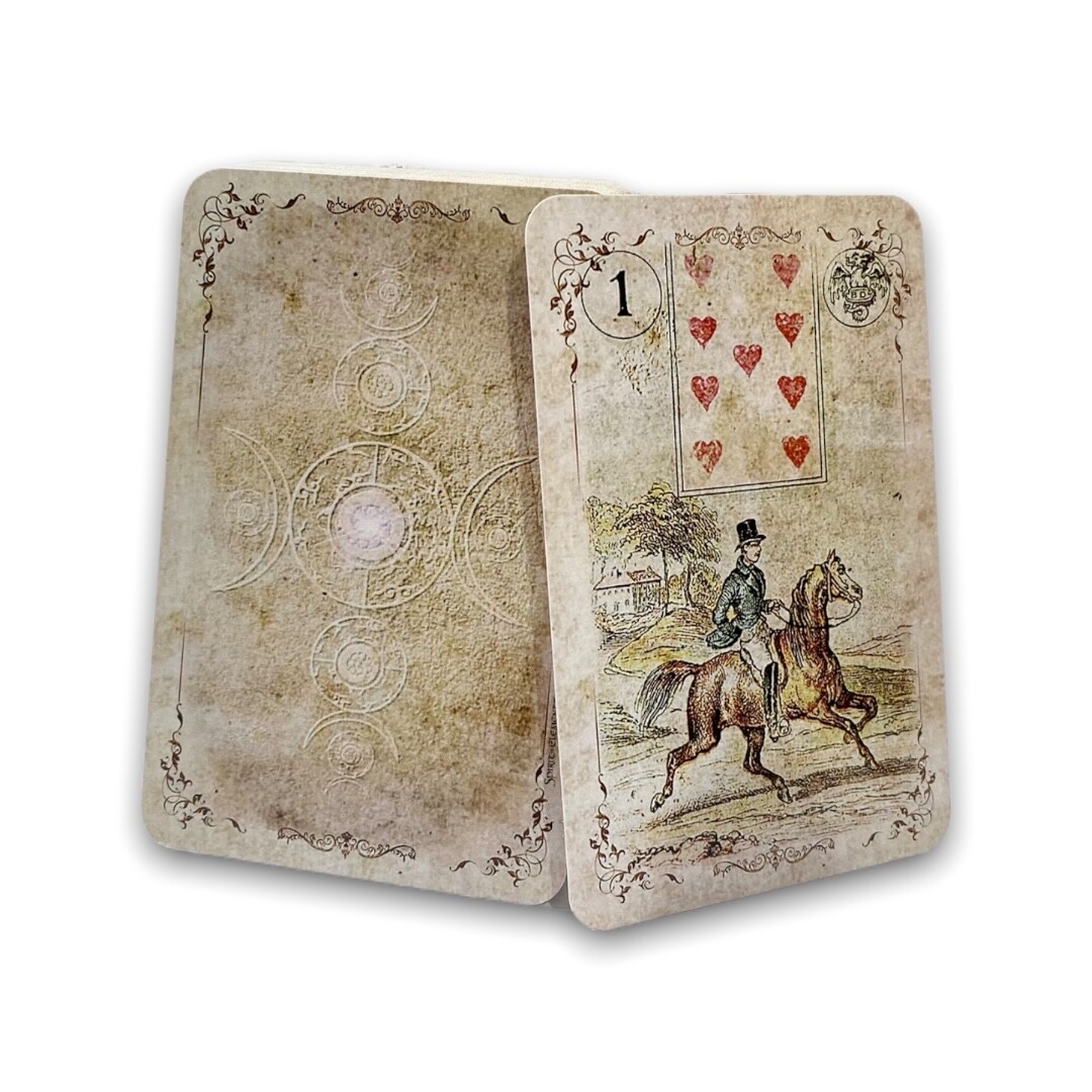 Lenormandkarten Dondorf / Herbst Vintage Blass 1880
