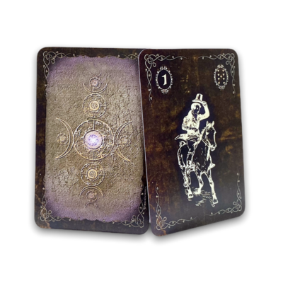 Lenormandkarten / Spirit Golden Epic mit Skatkarten