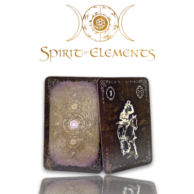 Spirit of Elements Lenormandkarten / Spirit Golden Epic mit Skatkarten