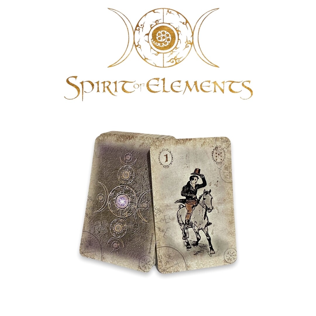 Spirit of Elements Lenormandkarten / Spirit Vintage Color Epic SYMBOLIC