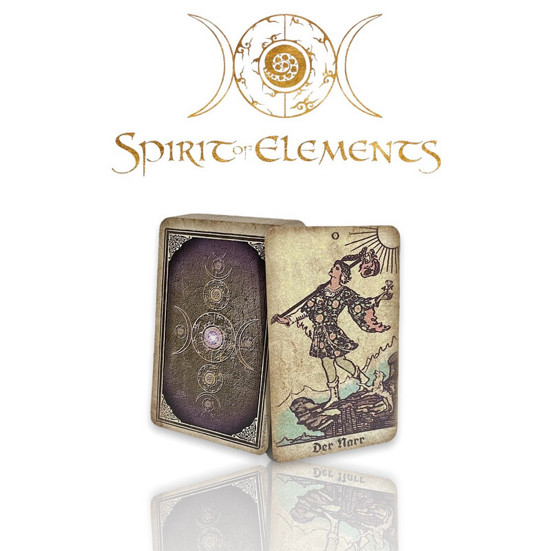 Tarotkarten Smith-Waite Mini / Borderless Antique