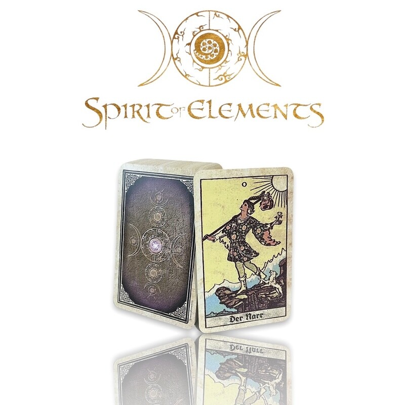 Tarotkarten Smith-Waite Mini / Direkt Reprint Old Papyrus