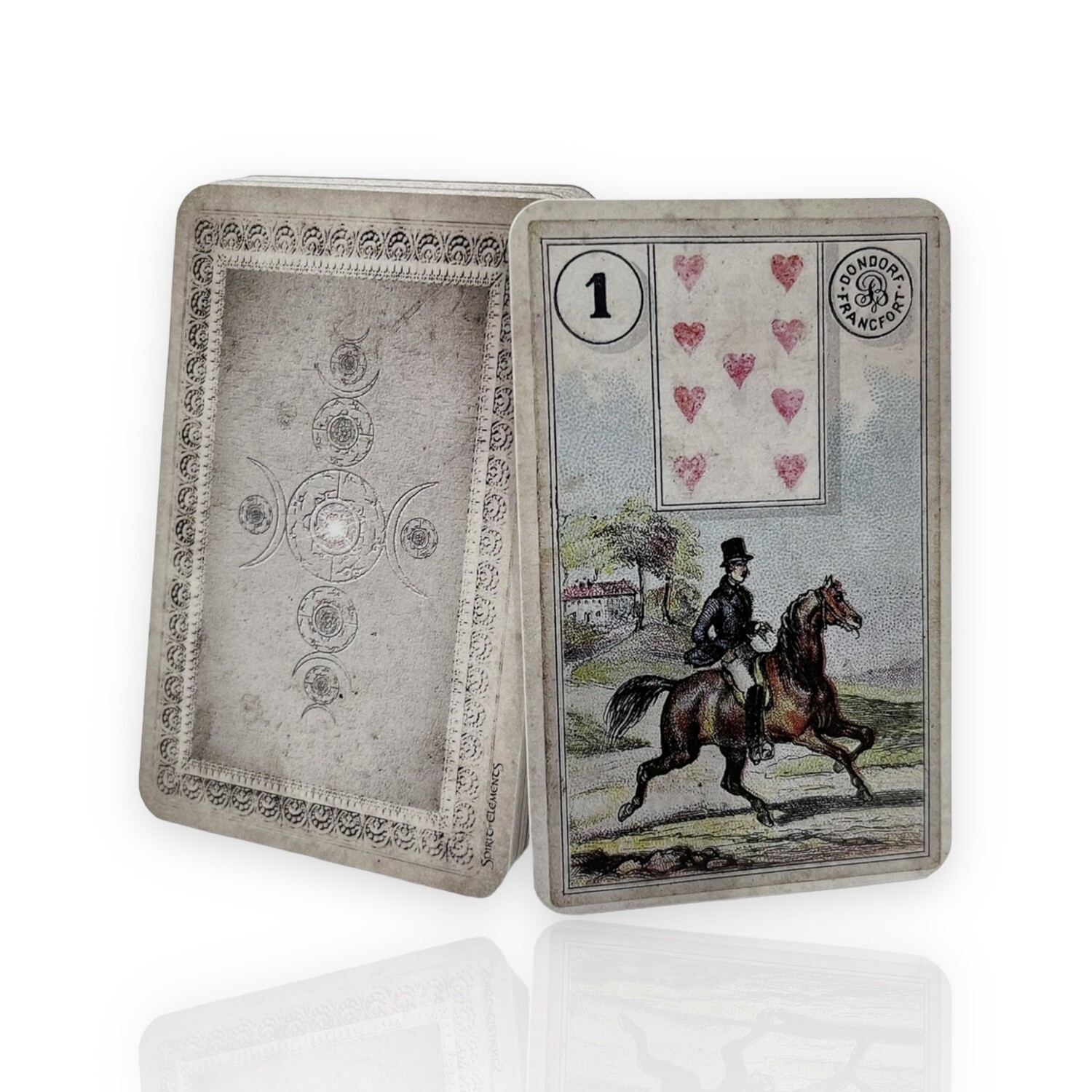 Lenormandkarten Dondorf / Old Card 1910 / 1880 Phoenix