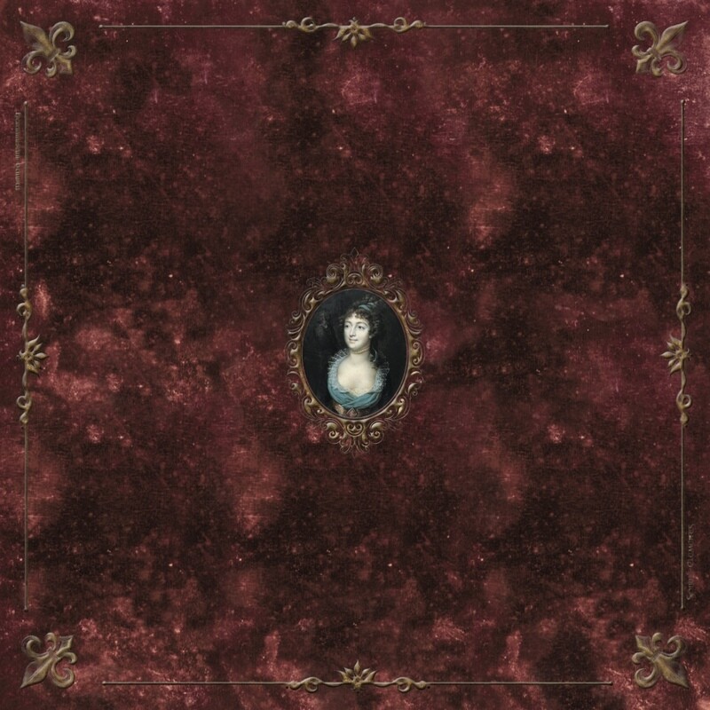 Lenormand / Tarot Tuch Mlle. Lenormand Antique/ B- WARE