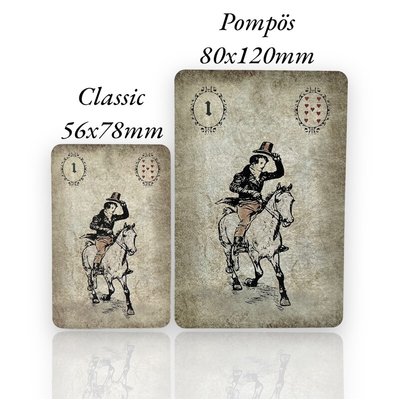 Lenormandkarten Spirit Epic Borderless Antique Pompös 80x120