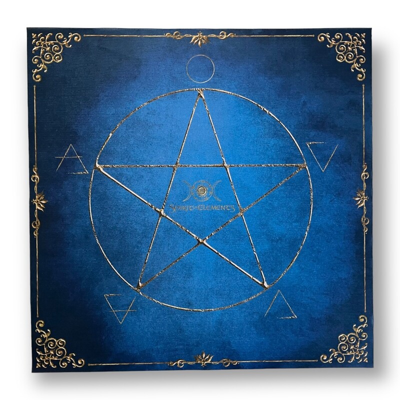 Tarot & Lenormand Tuch / Witch Elements WASSER Tarot & Lenormand Tuch / Witch Elements WASSER