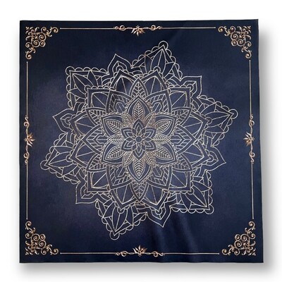 Tarot Tuch / Golden Mandala Elements Black Antique