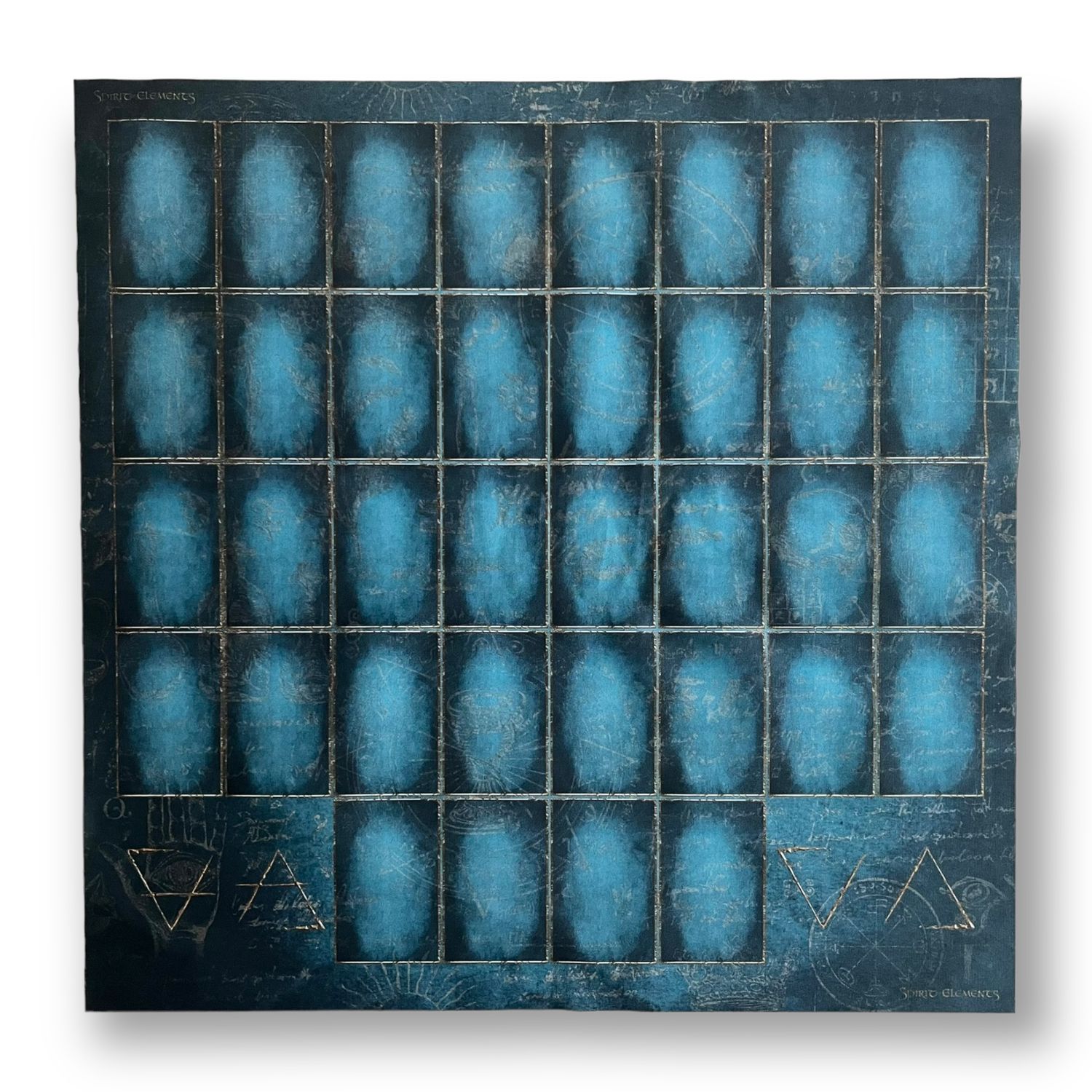 Lenormand Schablone Tuch Elements 52x52 cm/ Ocean Dream Antique