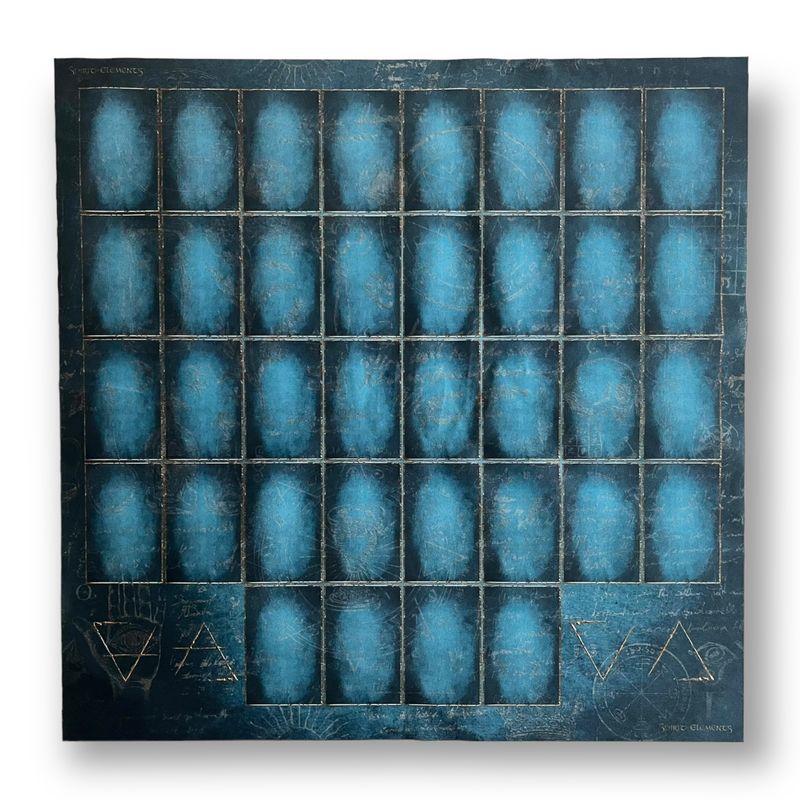 Lenormand Schablone Tuch Elements 52x52 cm/ Ocean Dream Antique Lenormand Schablone Tuch Elements 52x52 cm/ Ocean Dream Antique