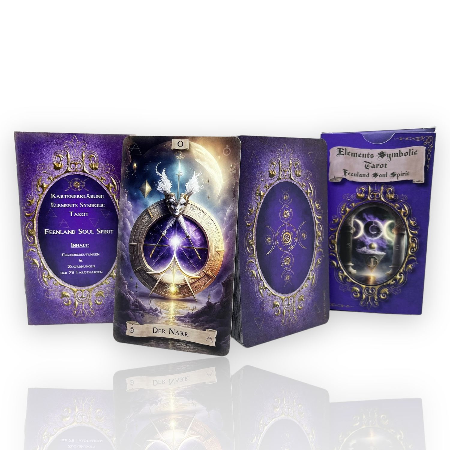 Tarotkarten Elements Symbolic Feenland Soul Spirit