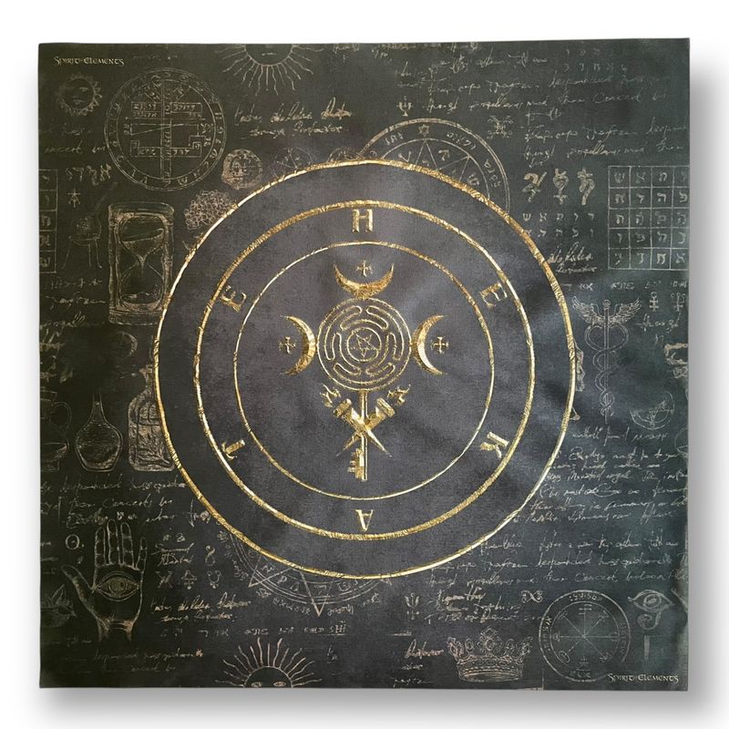 Altartuch / Tarottuch Hekate Schwarz Altartuch / Tarottuch Hekate Schwarz