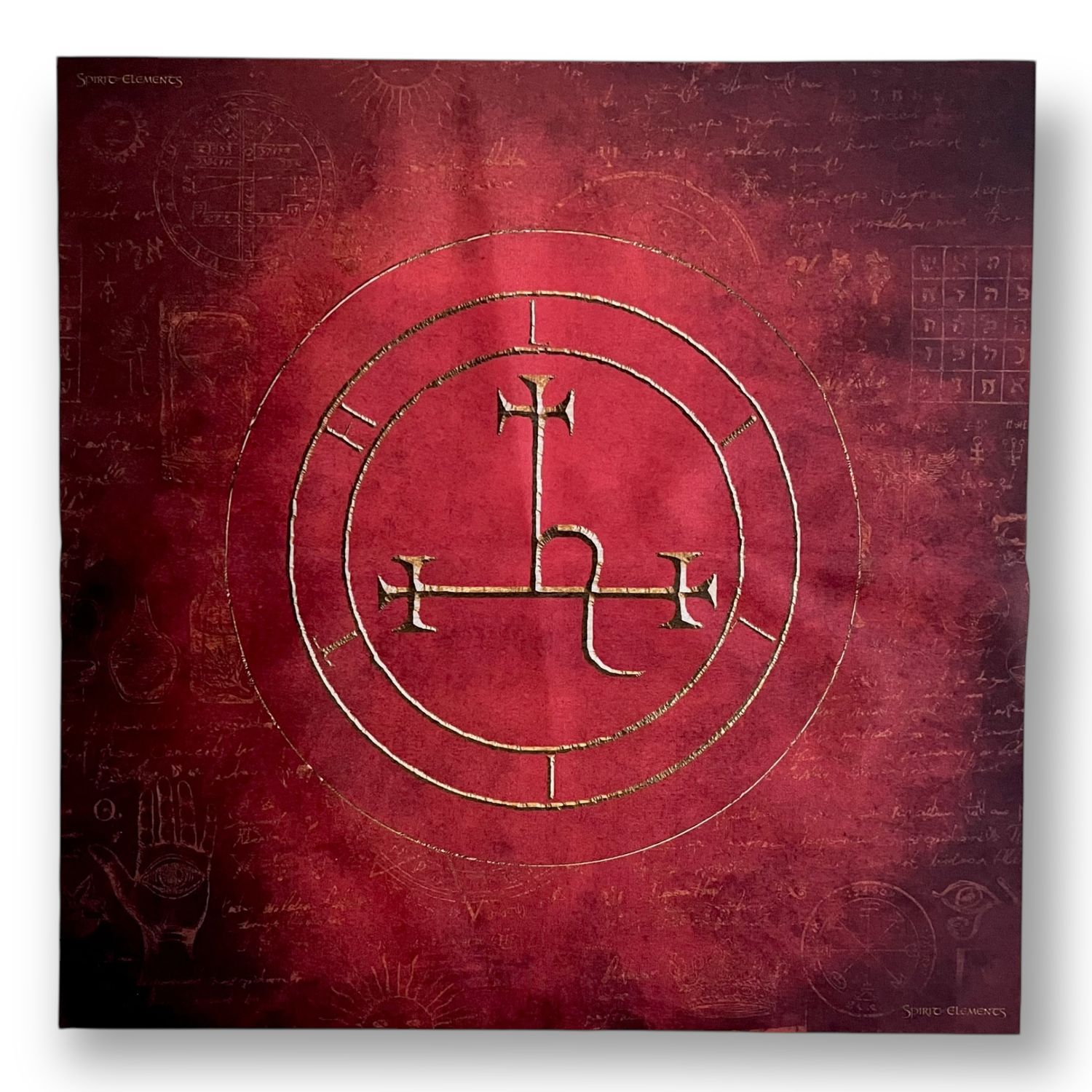 Altartuch / Tarottuch Lilith Rot